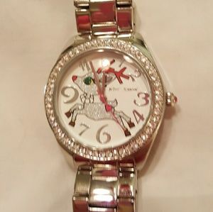 Betsy Johnson reindeer watch